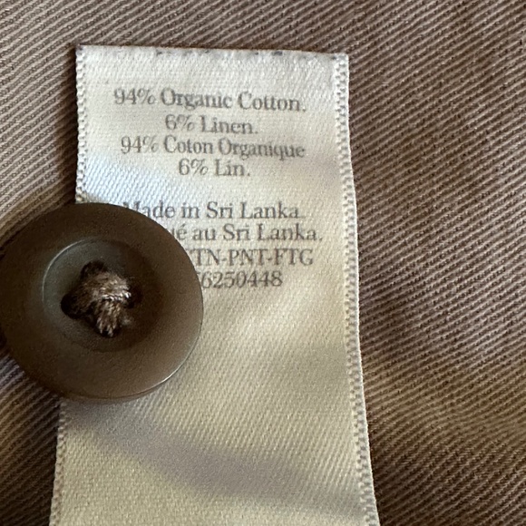 Everlane Barrel Leg Cropped Utility Pant - Taupe - Size 12 - Picture 7 of 7